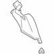 Nissan 76936-1LZ0A GARMOSJ-Back Pillar,RH