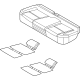 Nissan 88305-5MR1A PAD & FRAME ASSY-CUSHION,REAR SEAT