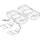 Nissan 88300-5MR4A CUSHION ASSY-REAR SEAT