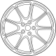 Nissan D0C00-6HT0C Wheel-Aluminum