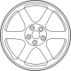 Nissan D0C00-6AV1B Wheel-Aluminum
