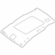 Nissan 73910-5AC2A Cloth Assy-Headlining