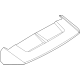 Nissan 96030-5MP2A AIR SPOILER ASSY-REAR