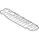 Nissan 62663-9HF0A BRACKET-APRON,LOWER