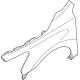 Nissan 63101-3TA0A Fender - Front, LH