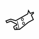 Nissan 54314-JK64A Bracket-Brake Hose,RH