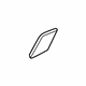 Nissan 76884-6CA0C INSULATOR-Rear Pillar,Inner