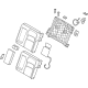 Nissan 88650-5MR4A BACK ASSY-REAR SEAT,LH