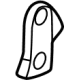 Nissan 886A6-5MP0A COVER-HINGE,REAR SEAT