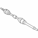 Nissan 39101-5R00A Front Drive Shaft Assembly Left Hand