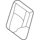 Nissan 88620-1PC0A Trim Rear RH Back