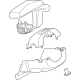 Nissan 48470-5MP0A COVER SET-STEERING COLUMN