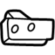 Nissan 62222-6GP0A BRACKET-FRONT BUMPER SIDE,RH