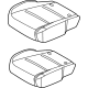 Nissan 87360-5MP6A TRIM & PAD ASSY-CUSHION,FRONT SEAT