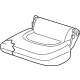 Nissan 88350-9BU0C Cushion Rear Seat LH