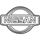 Nissan 84890-9DL0A Emblem-Trunk Lid