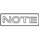 Nissan 90892-3VY2A Back Door Ornament