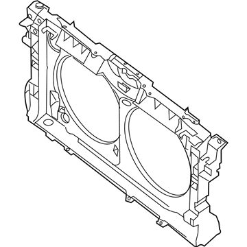 62500-3TA0A Nissan Support Assembly - Radiator Core Illustration 1 of 1
