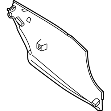 68920-7LF0A Nissan COVER ASSY-INSTRUMENT LOWER,RH Illustration 1 of 1