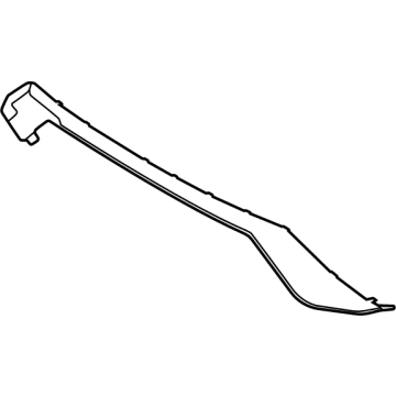 62084-4MT0A Nissan MOULDING-FRONT BUMPER,LOWER Illustration 1 of 1