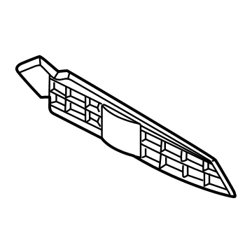 62254-4MT0A Nissan GRILLE-FRONT BUMPER Illustration 1 of 1