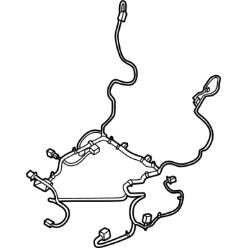 87069-7BA0A Nissan Front Seat Harness Left Hand Illustration 1 of 1