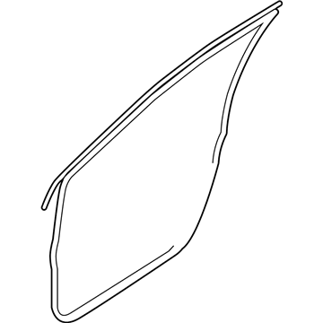 2010 Nissan Sentra Weather Strip - 80831-ZT50A