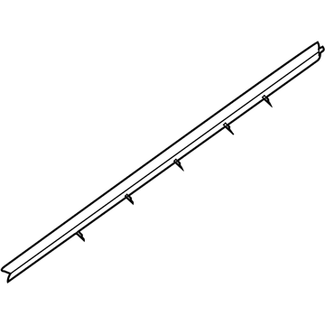 2010 Nissan Sentra Weather Strip - 82834-ET000