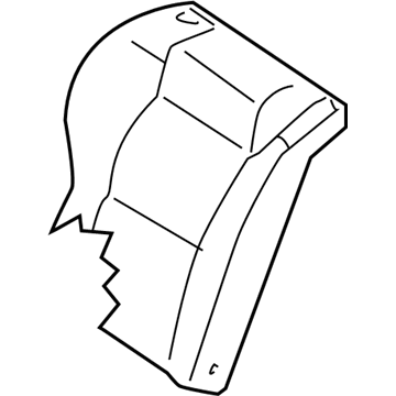 88620-6Z804 Nissan Trim Rear R Back Illustration 1 of 1