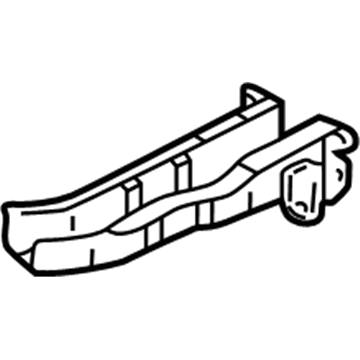 75521-4Z030 Nissan Extension-Member Side Rear L Illustration 1 of 1