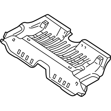 74512-4Z330 Nissan Rear Floor Front Illustration 1 of 1