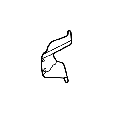 K88A4-6LBMA Nissan Bracket-Side Sensor Mounting,RH Illustration 1 of 1