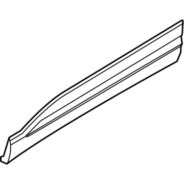 80870-7LD0A Nissan Front Door Moulding Right Hand Illustration 1 of 1