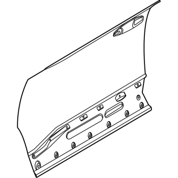 H0152-7LFMA Nissan Front Door Panel Outer Right Hand Illustration 1 of 1