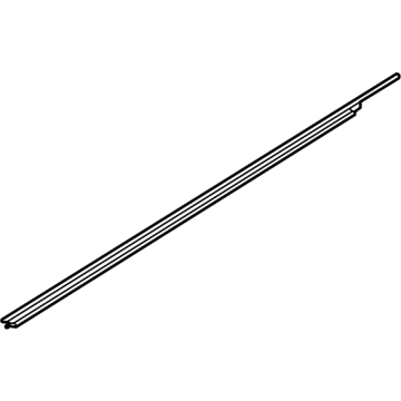 80820-7LF0A Nissan Front Door Outside Moulding Assembly Right Hand Illustration 1 of 1