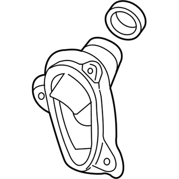 48950-73A00 Nissan Cover-Column Hole Illustration 1 of 1
