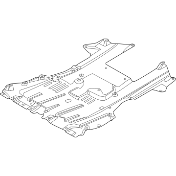 75892-6LY0A Nissan COVER-UNDER,ENGINE Illustration 1 of 1