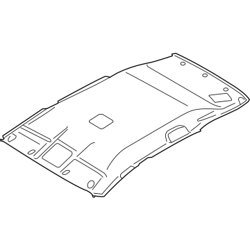 G39B0-7LG0A Nissan Headlining Cloth Assembly Illustration 1 of 1