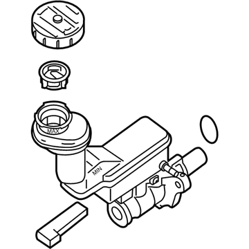 2010 Nissan Sentra Brake Master Cylinder - 46010-ZJ91A