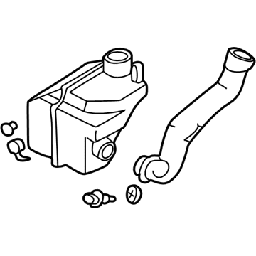 Nissan Pathfinder Air Intake Coupling - 16554-2W100