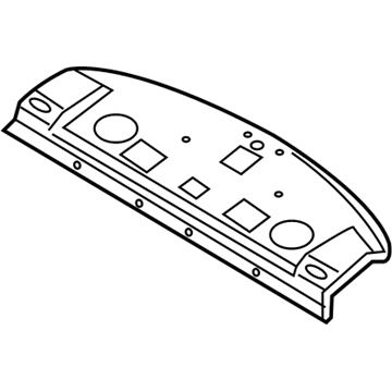 79910-6Z806 Nissan Rear Parcel Shelf Finisher Illustration 1 of 1