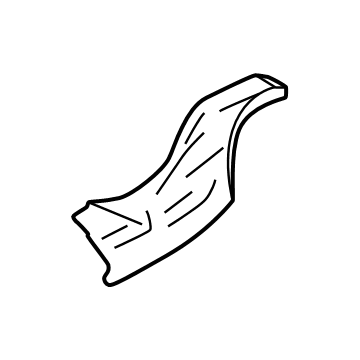 G55E0-6LBMA Nissan Closing Plate-Rear Side Member,RH Illustration 1 of 1