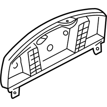 24811-4M770 Nissan Combination Meter Housing Lower Illustration 1 of 1