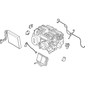 27110-7BA0A Nissan Front Heating Unit Assembly Illustration 1 of 1
