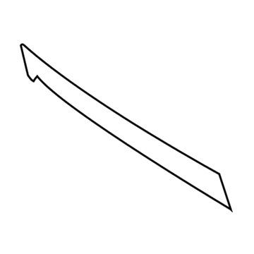 80812-4Z000 Nissan Tape-Front Door Outside, RH Illustration 1 of 1