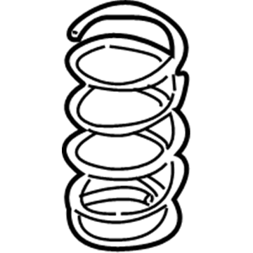 55020-4Z006 Nissan Rear Suspension Spring Illustration 1 of 1