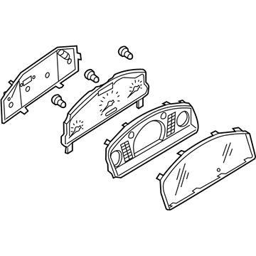 24810-ZG104 Nissan Instrument Cluster Speedometer Gauges Illustration 1 of 1