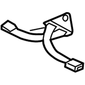 88843-6Z603 Nissan Rear Seat Buckle Belt Assembly Illustration 1 of 1