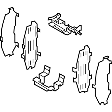 2025 Nissan Pathfinder Brake Pad Set - D1080-6TA0B