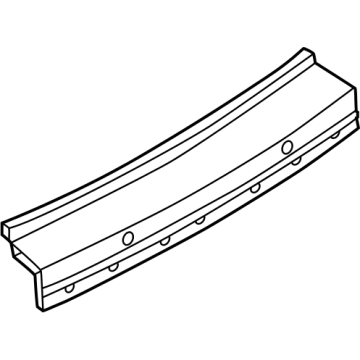 85014-4MT1H Nissan BUMPER-REAR,CENTER Illustration 1 of 1